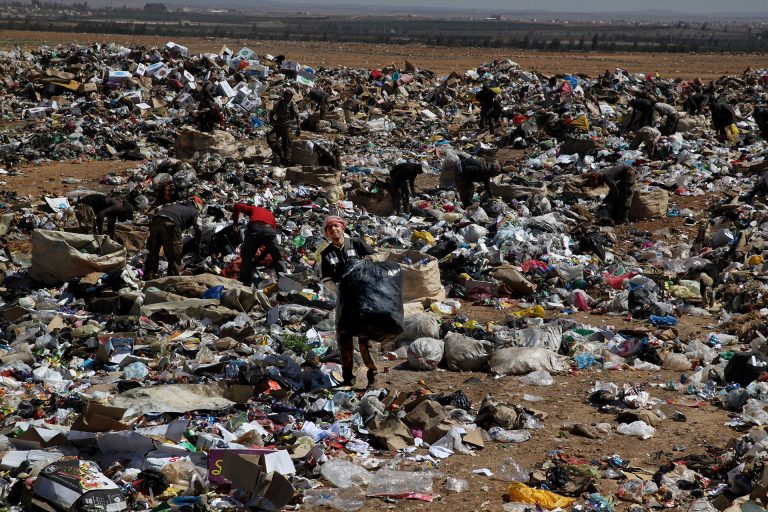 Carey Marks Photography Syrian refugees disguised among rubbish at Jordan’s Al Huseyniyat