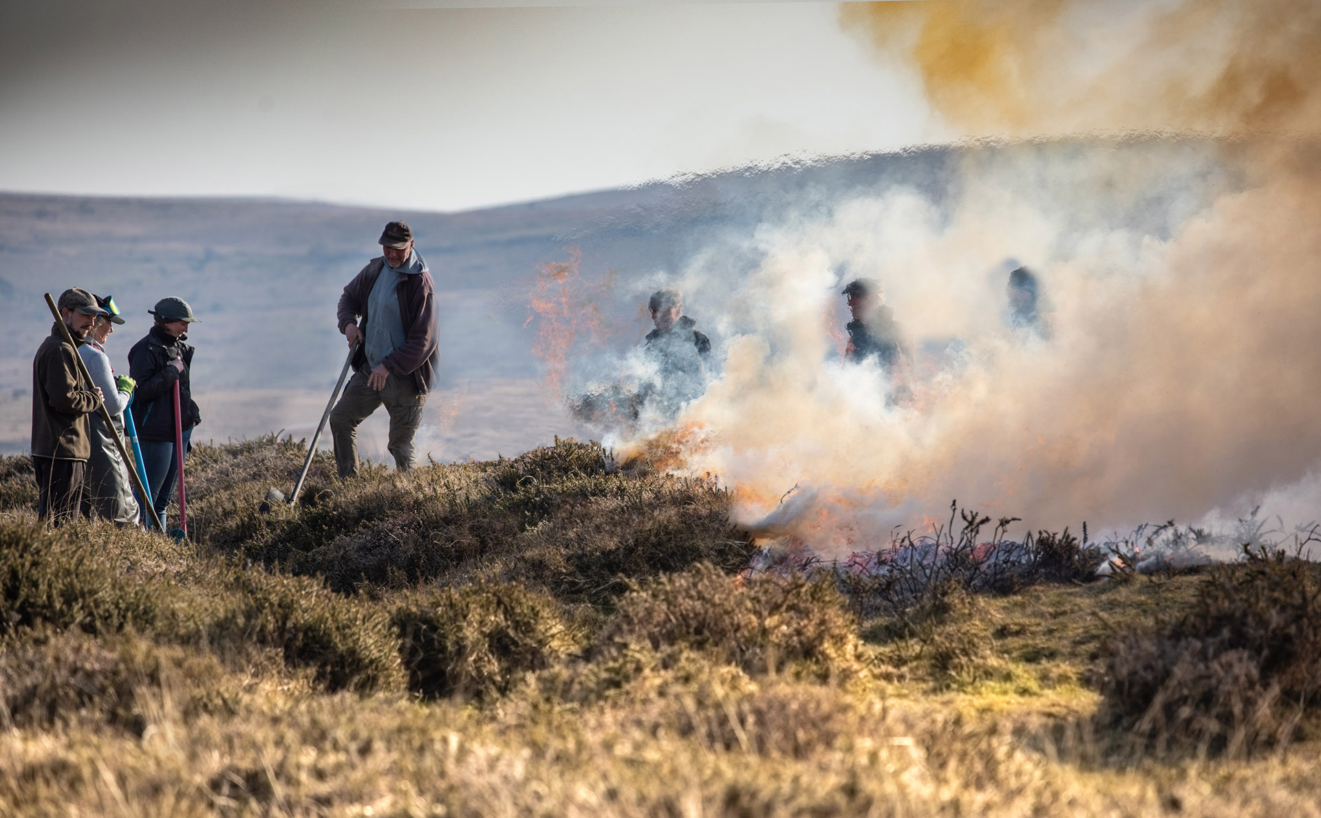 Swaling An ancient practice for The Commoners on Dartmoor.